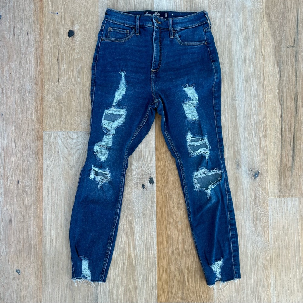 Hollister‎ Distressed Jeans Skinny Sz 27